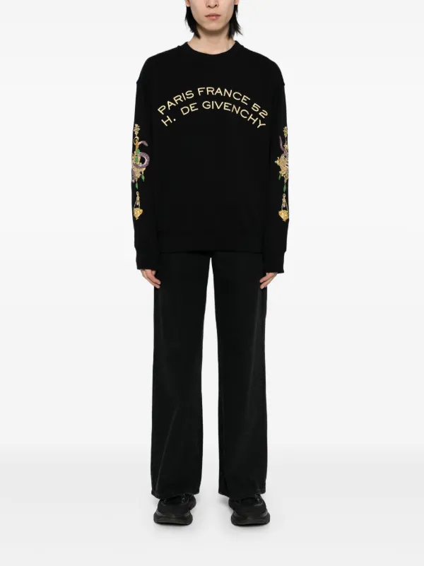 【GIVENCHY】ロゴ スウェットシャツ Givenchy ロゴ スウェットシャツ | ブラック | FARFETCH JP