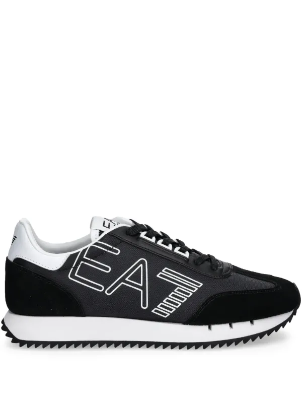 関税込 国内発送【EMPORIO ARMANI】EA7 スニーカー ロゴ Ea7 Emporio Armani ロゴ スニーカー | ブラック | FARFETCH JP