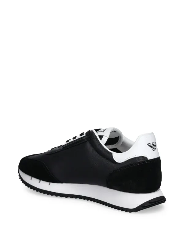 Ea7 Emporio Armani ロゴ スニーカー | ブラック | FARFETCH JP