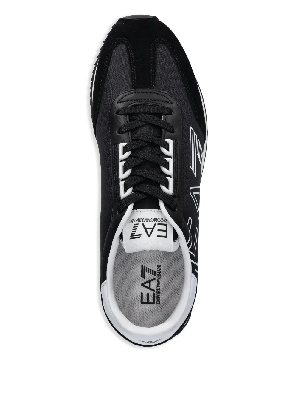 Ea7 Emporio Armani logo-print sneakers Black