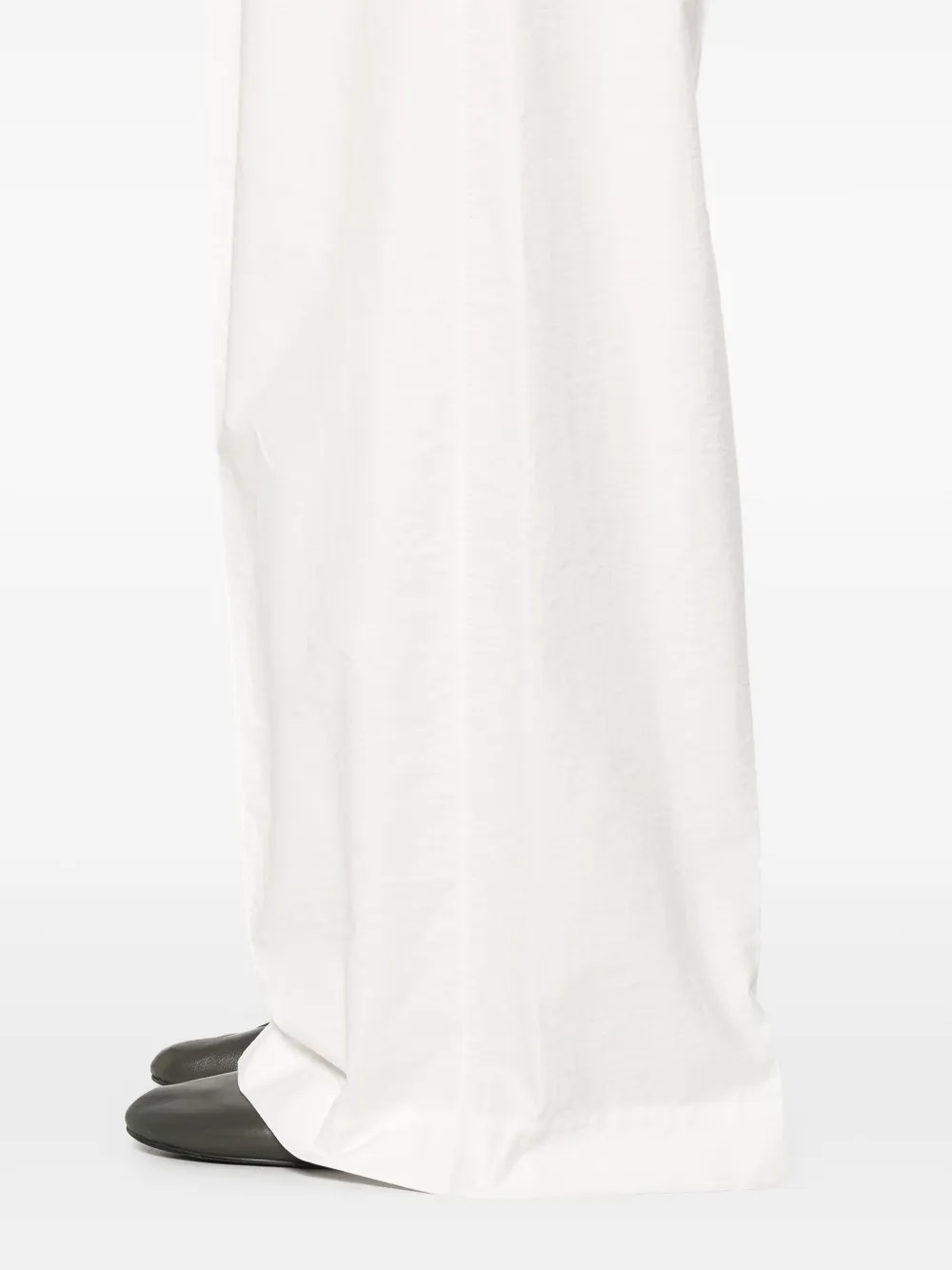 Brunello Cucinelli Broek met wijde pijpen Wit