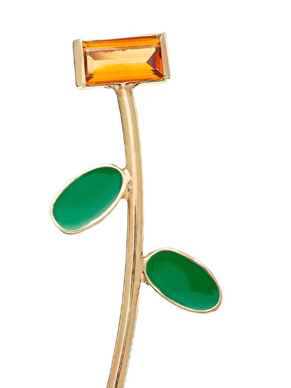 Aliita pearl-embellished gold earrings - Goud