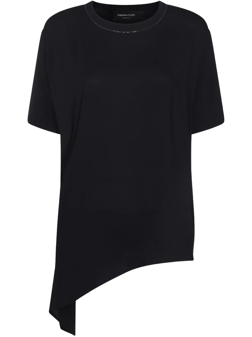 Fabiana Filippi Asymmetrisch T-shirt Blauw