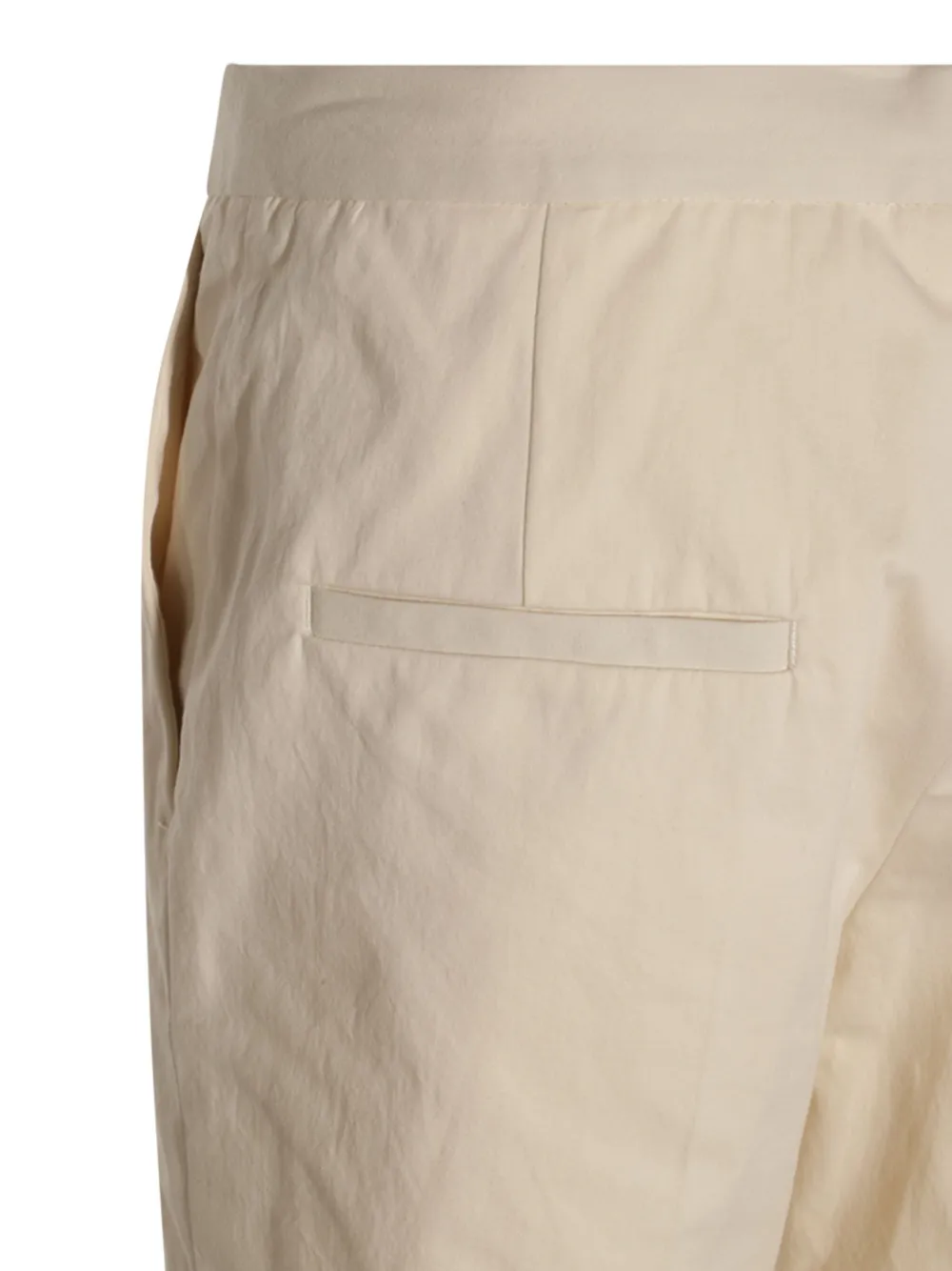 Jil Sander Broek met toelopende pijpen Beige