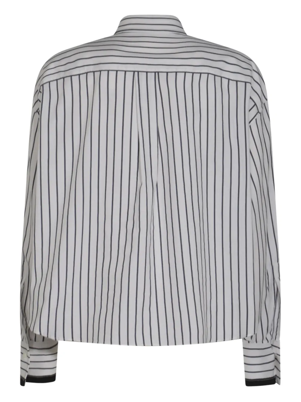 Brunello Cucinelli striped cotton shirt - Wit