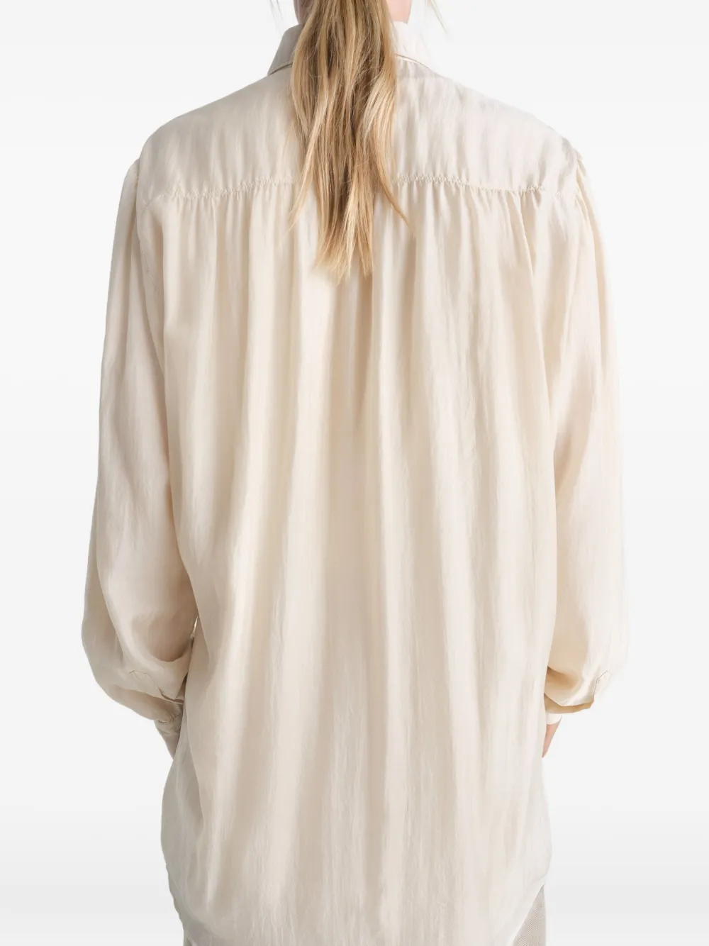 LEMAIRE Chiffon blouse Beige