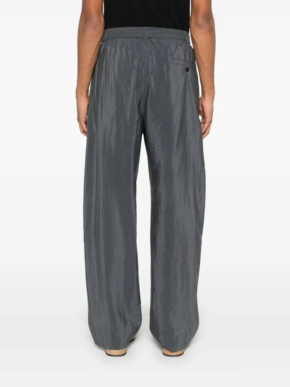 LEMAIRE Broek met ceintuur Grijs