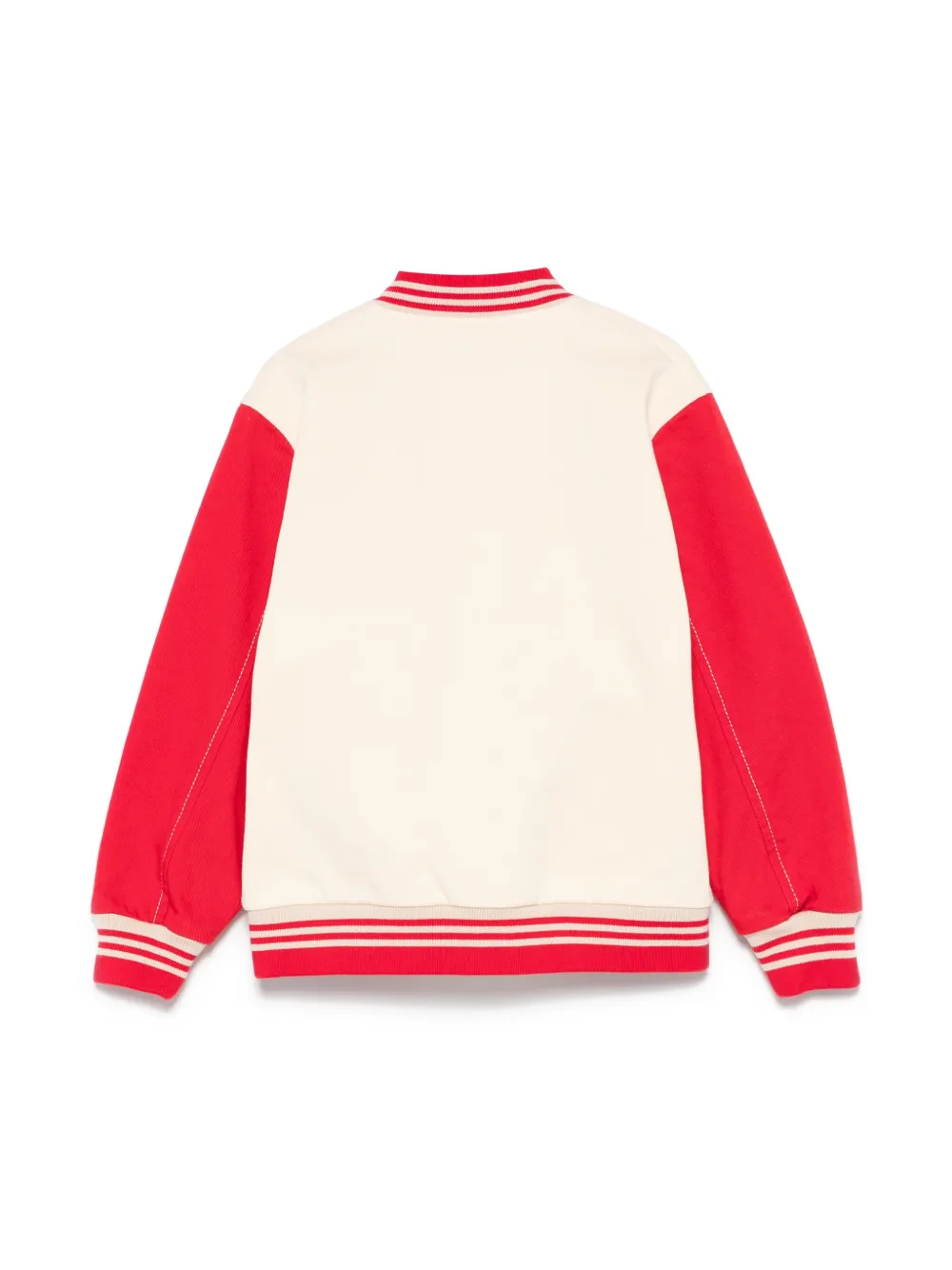 Golden Goose Kids Bomberjack met geborduurd logo - Beige