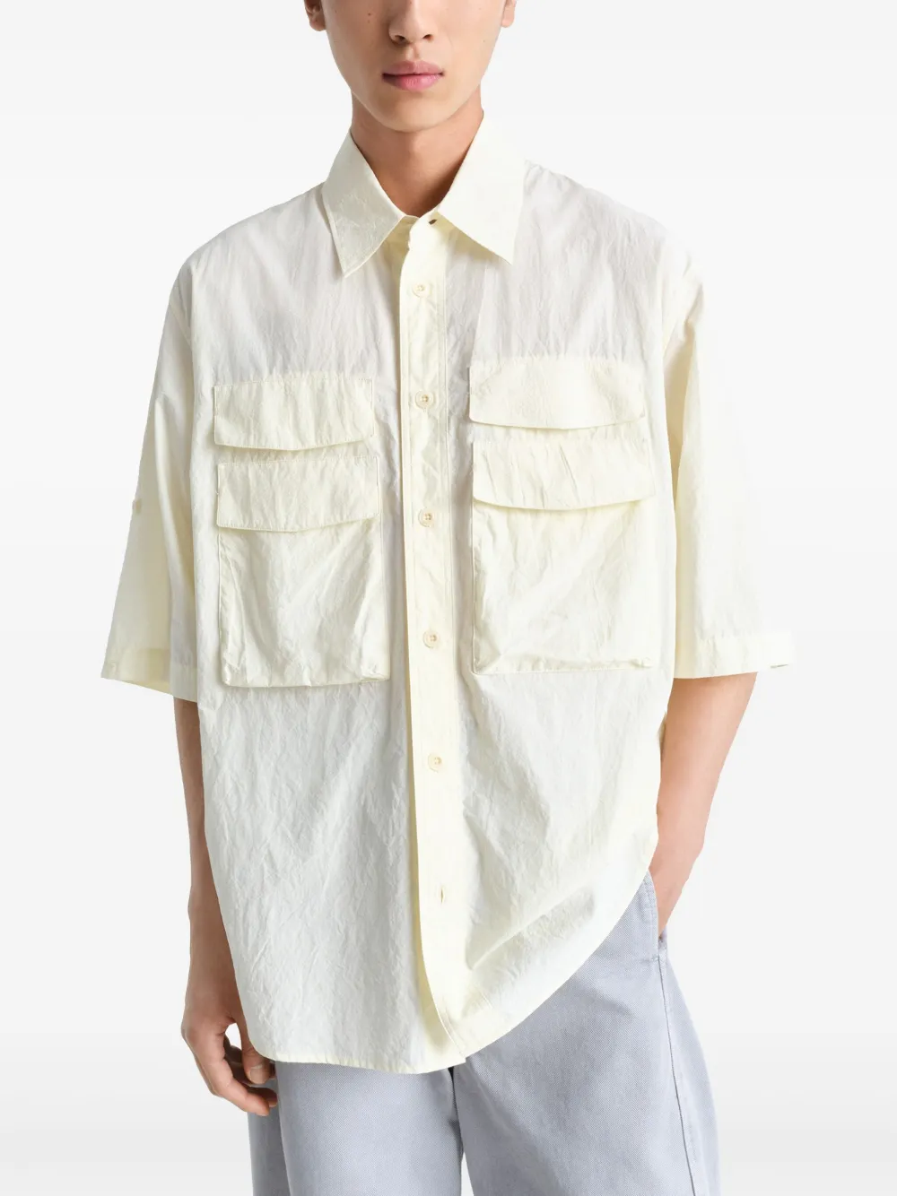 LEMAIRE Cargo overhemd Wit