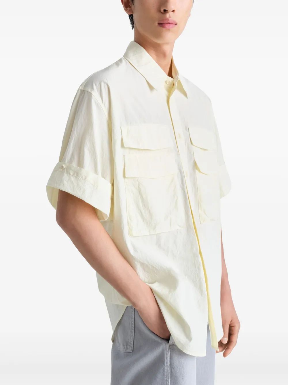 LEMAIRE Cargo overhemd Wit