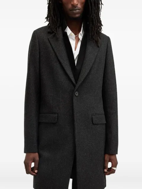 AllSaints Wixx single-breasted wool coat