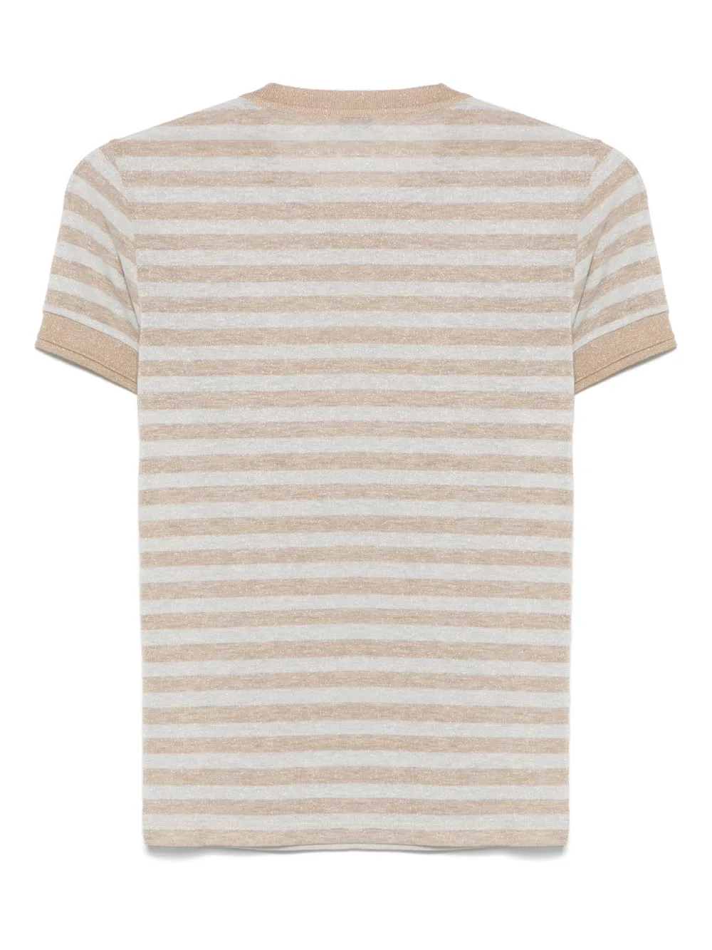 Patrizia Pepe Gebreid T-shirt - Beige