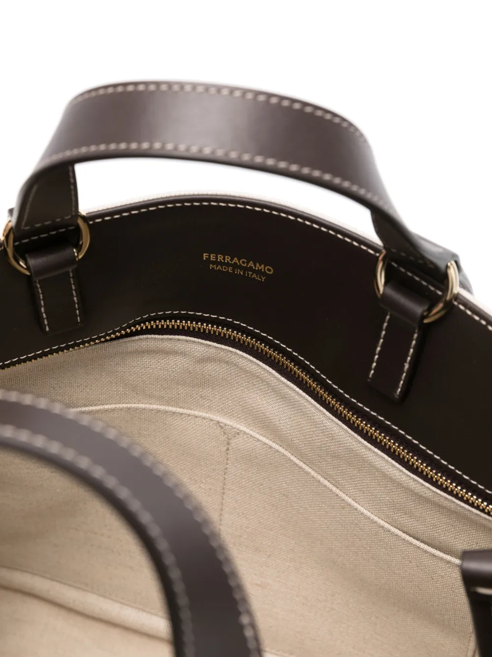 Ferragamo Grote shopper Beige