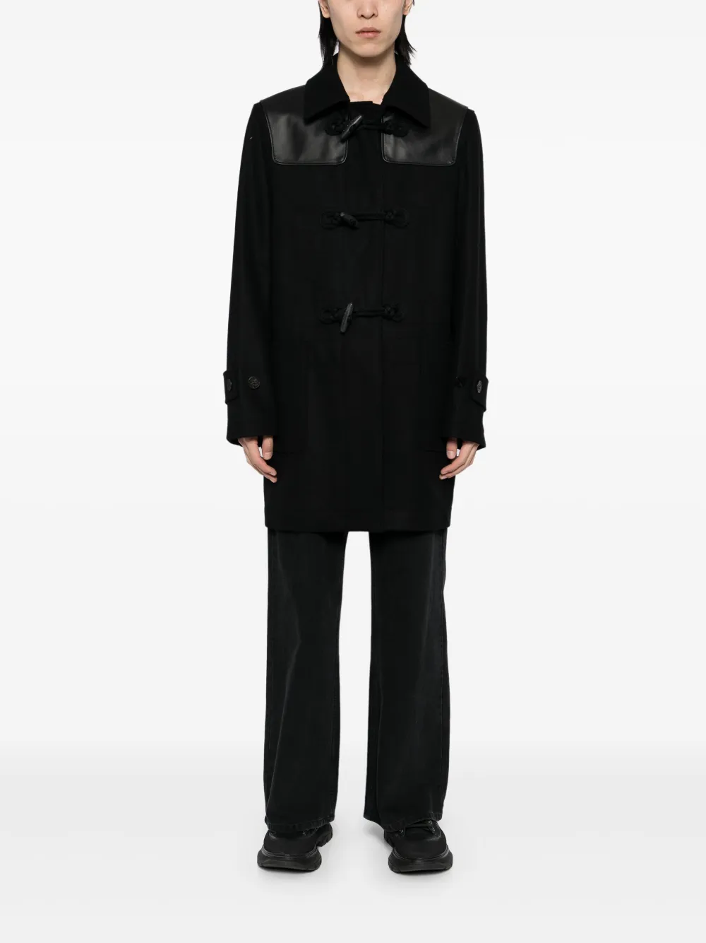 Givenchy wool duffle coat - Zwart