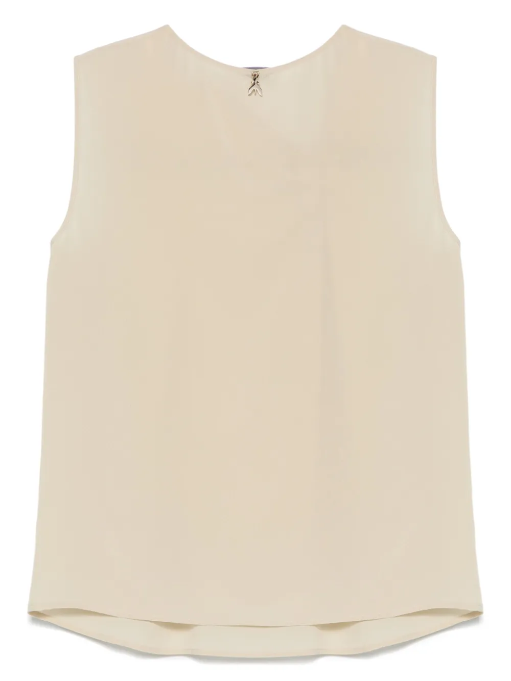 Patrizia Pepe Gedrapeerde blouse - Beige