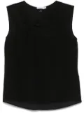 Patrizia Pepe draped blouse - Black