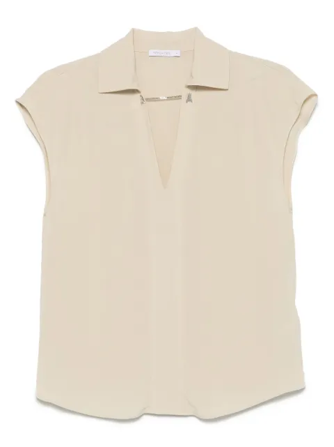 Patrizia Pepe logo-plaque blouse