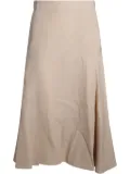 Fabiana Filippi A-line midi skirt - Neutrals