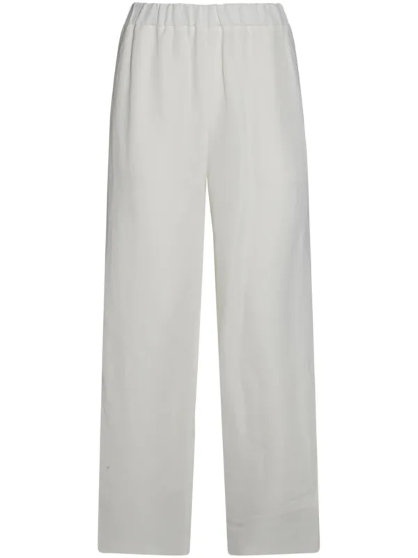 ファビアナフィリッピのパンツ Fabiana Filippi ストレートパンツ | ホワイト | FARFETCH JP