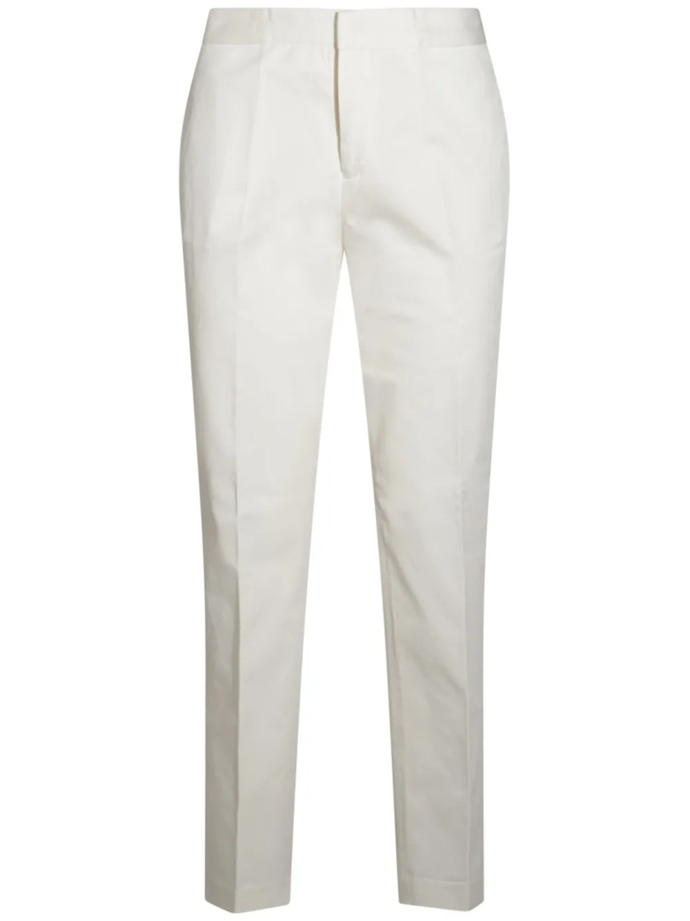 stretch-cotton trousers