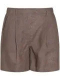 Brunello Cucinelli linen shorts - Brown