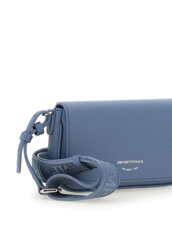 Emporio Armani ロゴ ショルダーバッグ | ブルー | FARFETCH JP