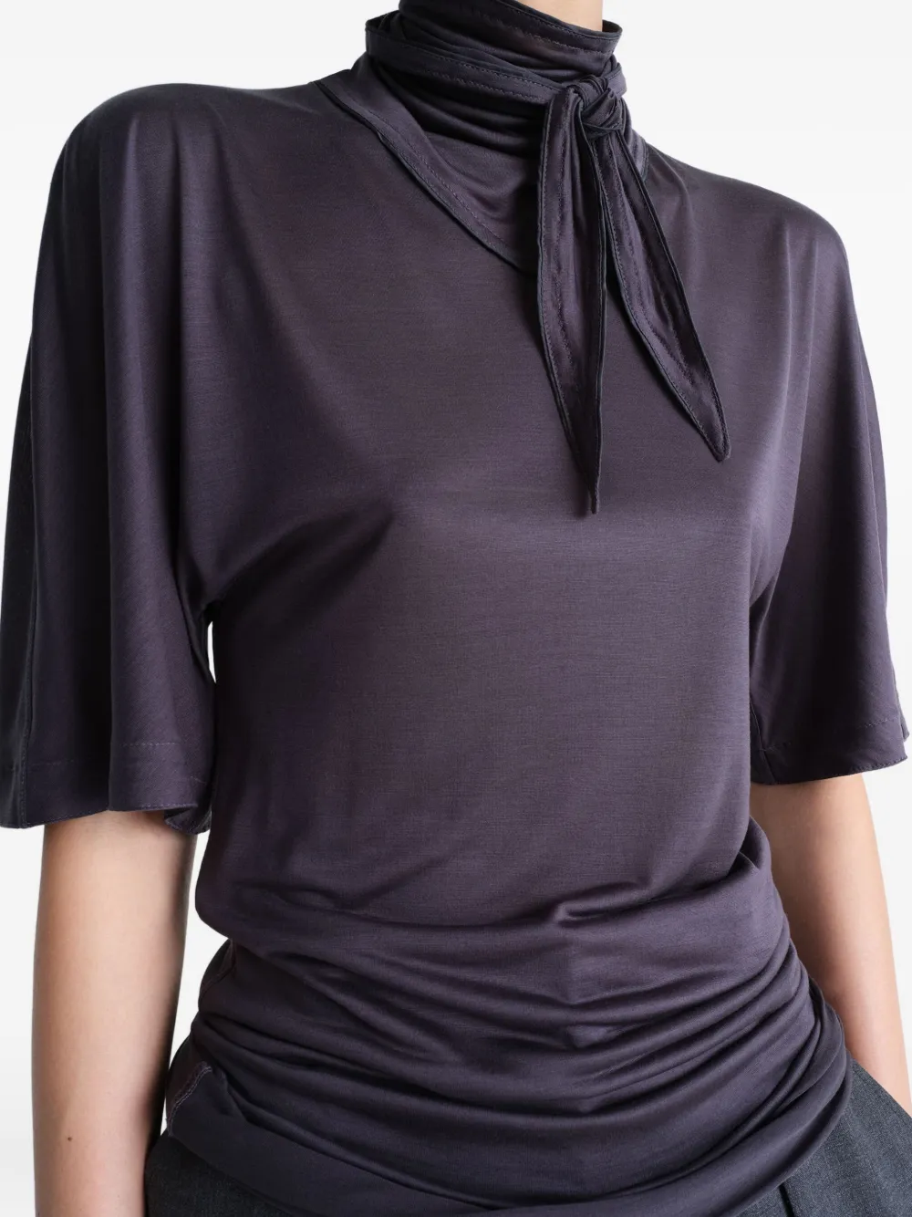 LEMAIRE Foulard blouse Paars