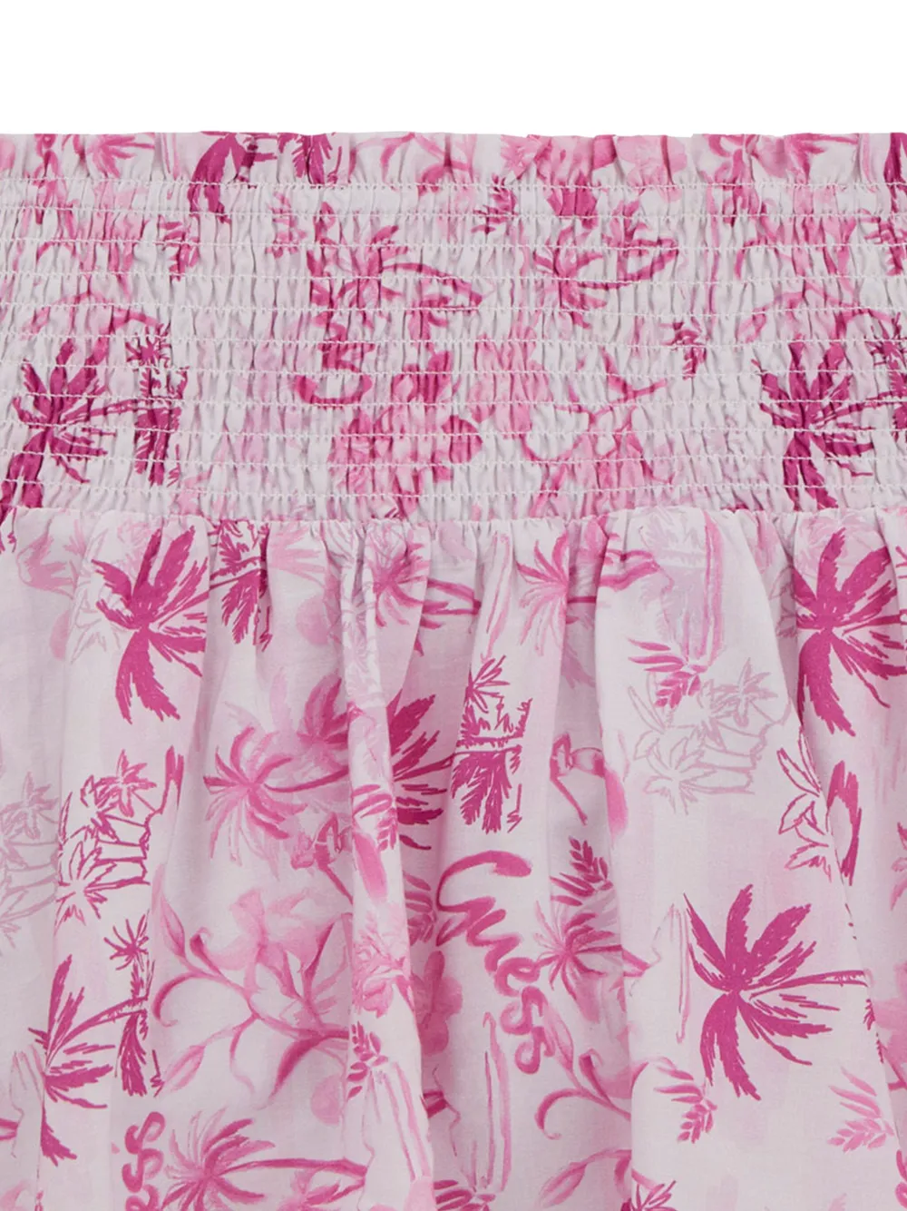 guess kids Palm Tree mini-rok Roze