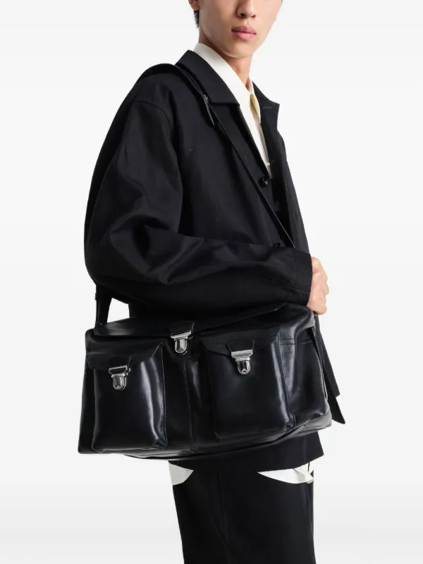 LEMAIRE Week-End Gear ショルダーバッグ | ブラック | FARFETCH JP