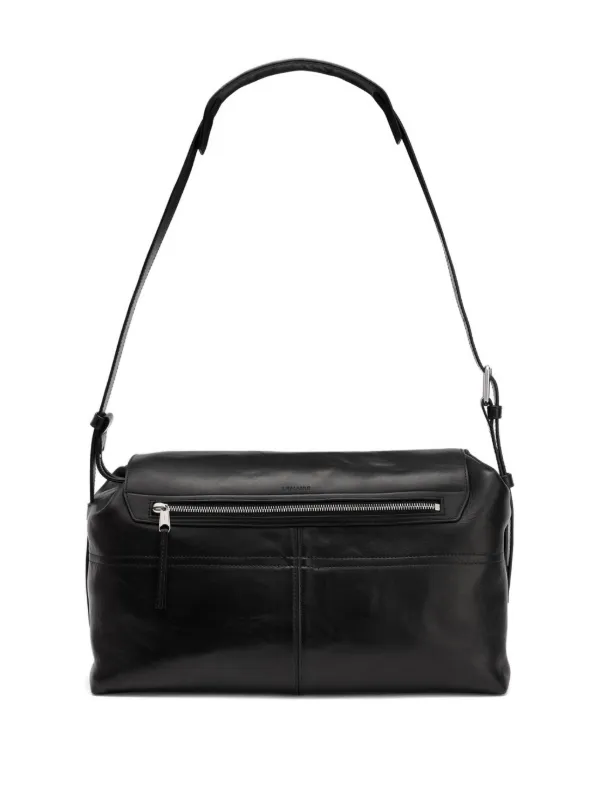 ◆LEMAIRE◆ブラック Week-End Gear バッグ レザー LEMAIRE Week-End Gear ショルダーバッグ | ブラック | FARFETCH JP