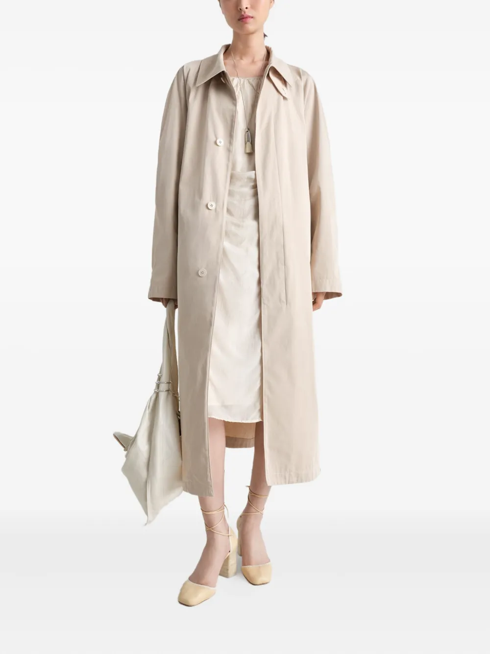 LEMAIRE stand-up collar coat | Trench Coats & Raincoats | Image 2