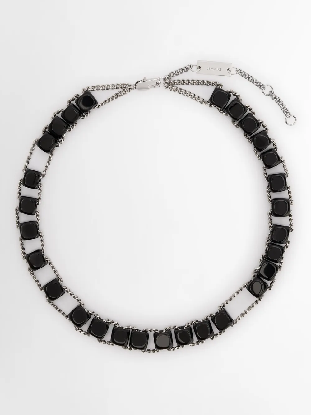 LEMAIRE Abacus necklace - Nero
