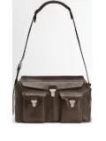 LEMAIRE Week-end Gear shoulder bag - Brown