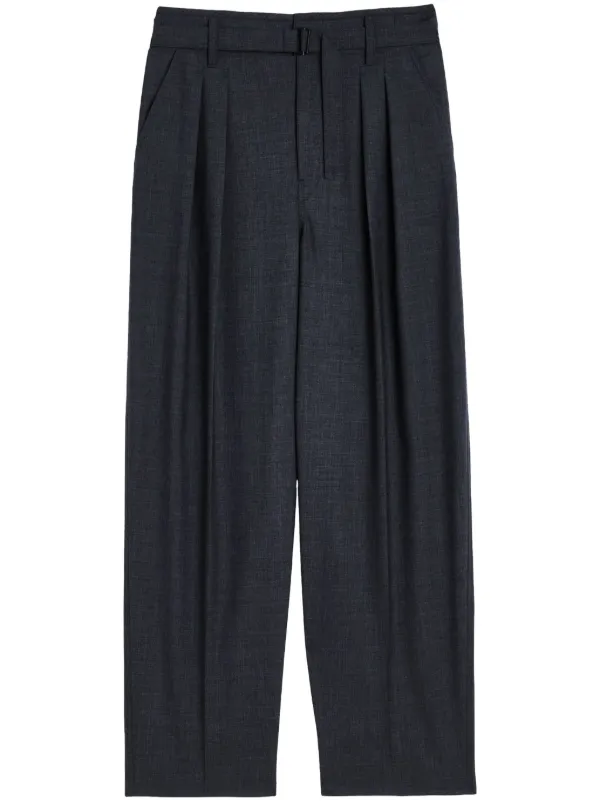 LEMAIRE ベルテッド パンツ | グレー | FARFETCH JP LEMAIRE ベルテッド パンツ | グレー | FARFETCH JP