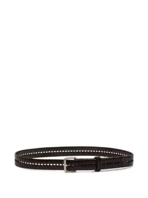 LEMAIRE Almond Stud Belt | Neutrals | FARFETCH