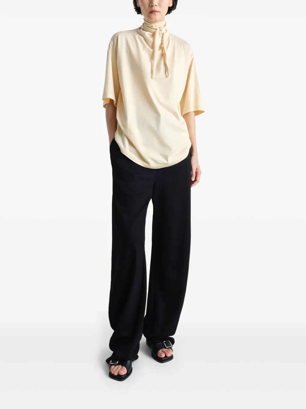 LEMAIRE foulard detail t-shirt | T-Shirts & Jersey Shirts | Image 2