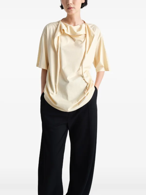 【関税込み】LEMAIRE オフホワイト Foulard Tシャツ LEMAIRE Off-White Foulard T-shirt Lemaire