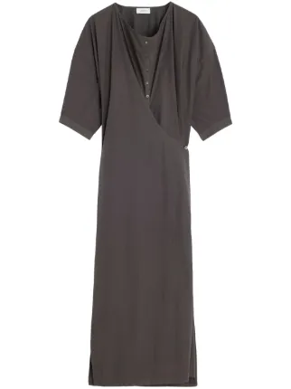 ワンピース LEMAIRE SHORT SLEEVE TWISTED DRESS Short Sleeve Twisted Dress – La Garçonne