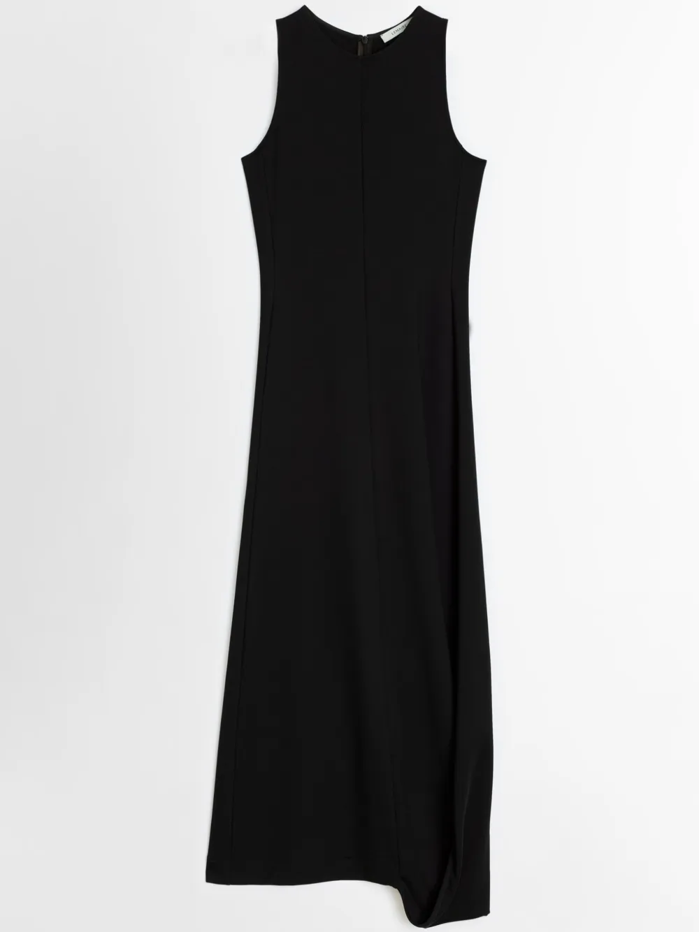 Lemaire Twisted Hem Dress In Black