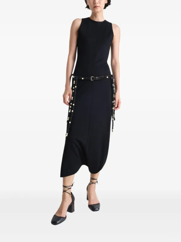 ★LEMAIRE★ストレートカラー ツイスト ドレス LEMAIRE -Straight Collar Twisted Dress(LIGHT (GARMENT DYED
