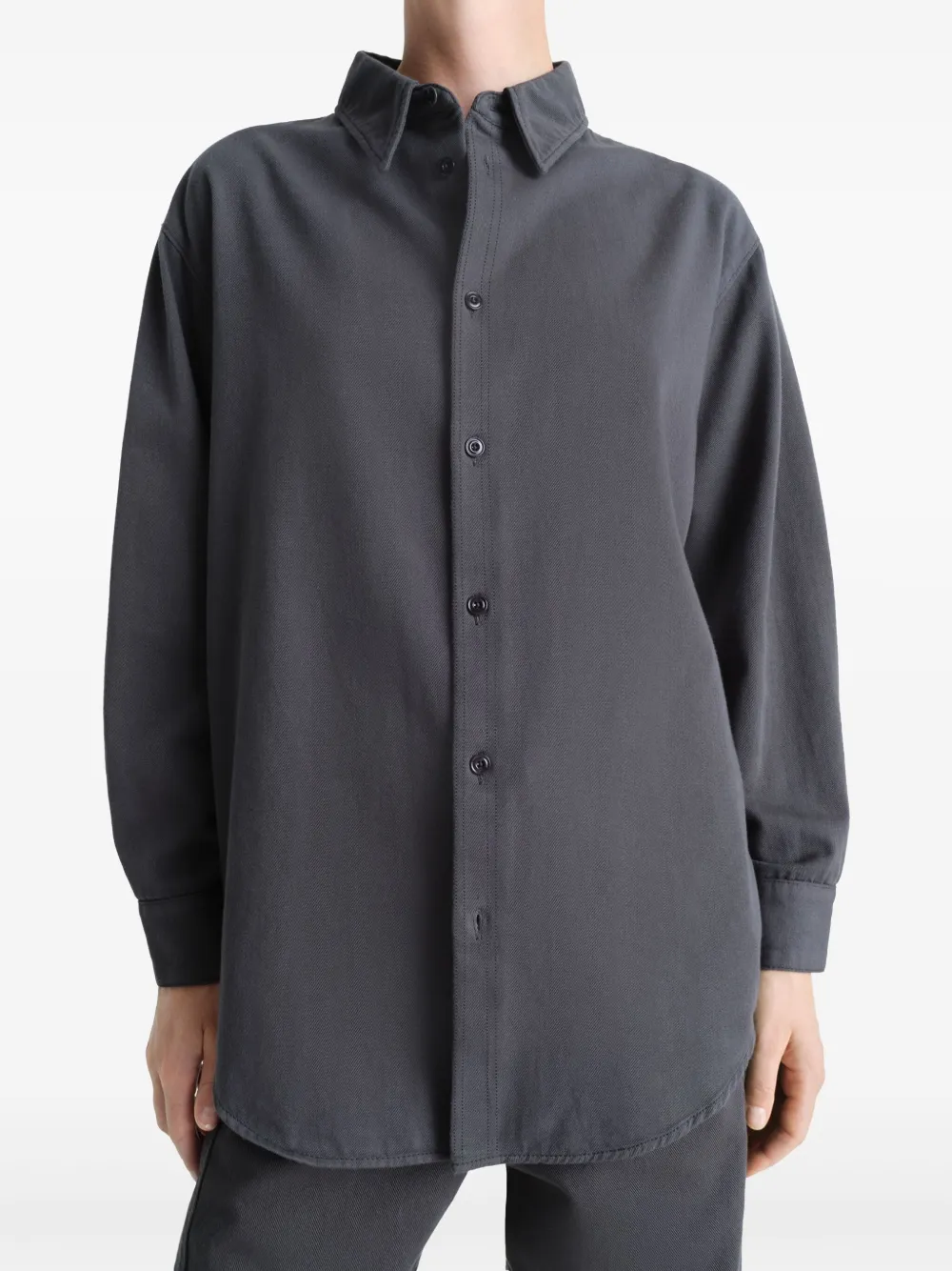 LEMAIRE Ruimvallende blouse Grijs