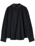 LEMAIRE Embellished Metal top - Black