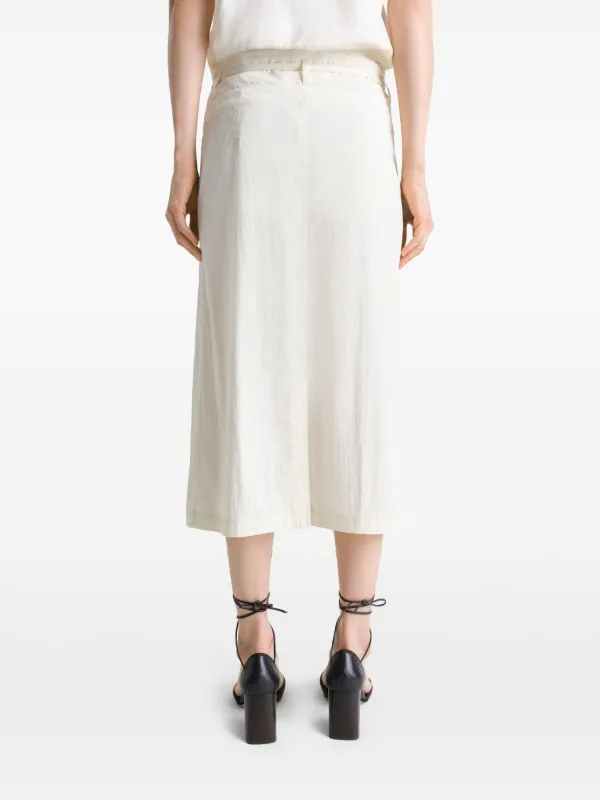 LEMAIRE Convertible Midi Skirt | White | FARFETCH JO