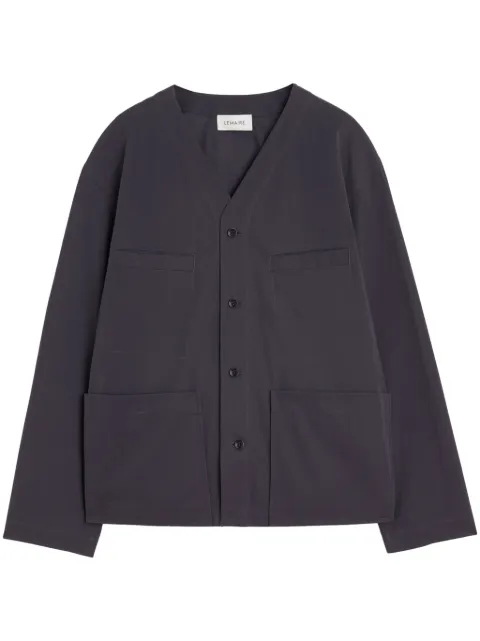 LEMAIRE collarless overshirt