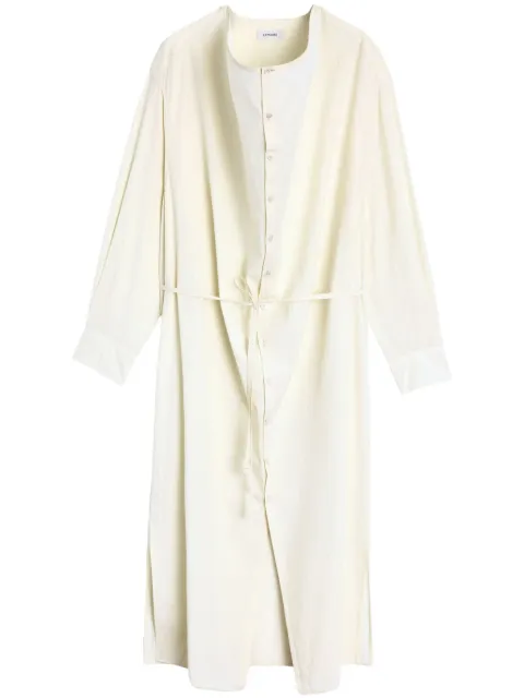 LEMAIRE soft-collar maxi dress
