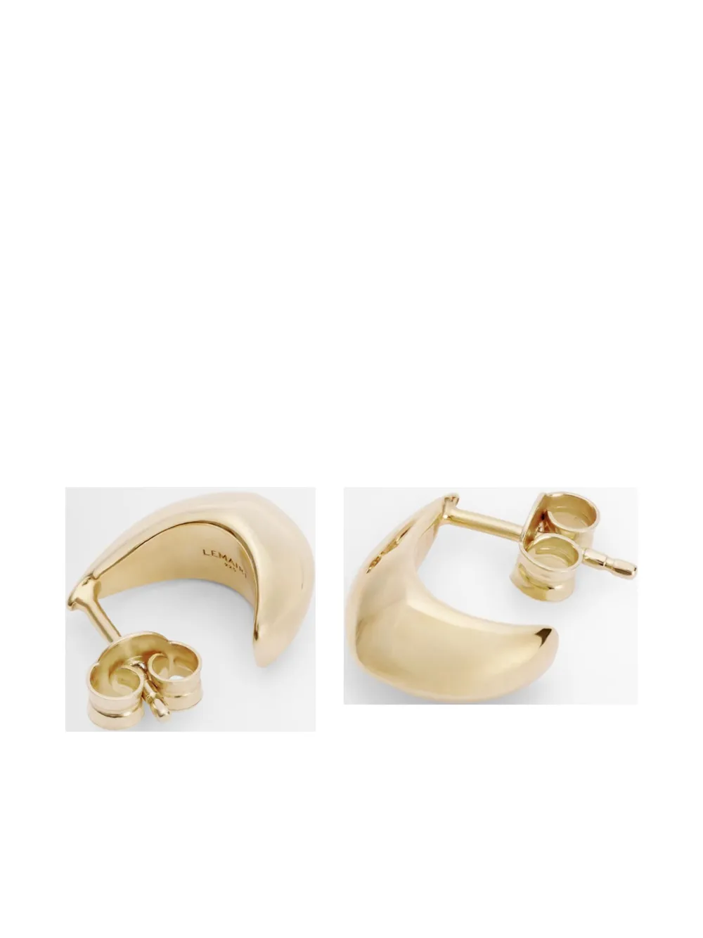 Lemaire Micro Drop Earrings In Gold