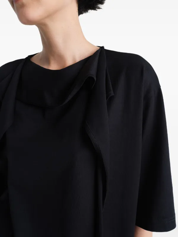 【関税込み】LEMAIRE ブラック Foulard Tシャツ LEMAIRE Foulard T-shirt | Black | FARFETCH