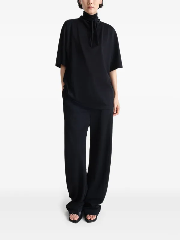 【関税込み】LEMAIRE ブラック Foulard Tシャツ LEMAIRE Foulard T-shirt | Black | FARFETCH