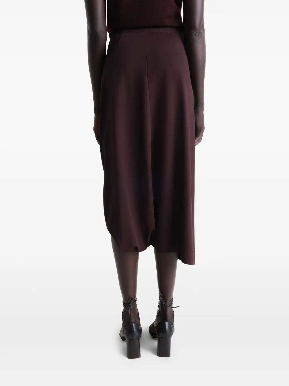 LEMAIRE TWISTED-HEM MIDI SKIRT