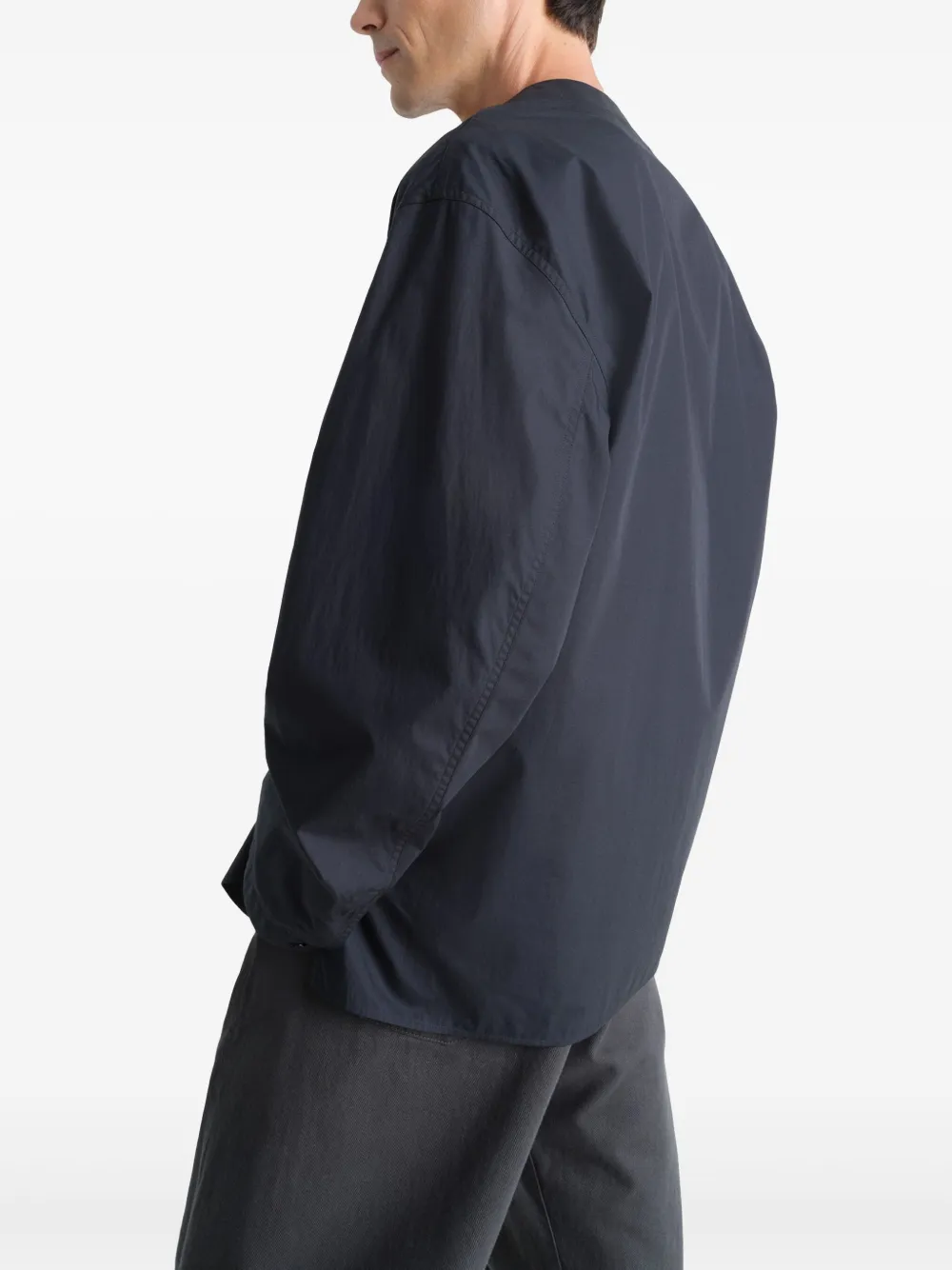 LEMAIRE V-neck Shirt | Black | FARFETCH JO LEMAIRE V-neck Shirt | Black | FARFETCH JO